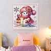 (Multi-Style) Cute Snowman-18CT Stamped Cross Stitch 30*30cm/11.81*11.81in tapestrymarket