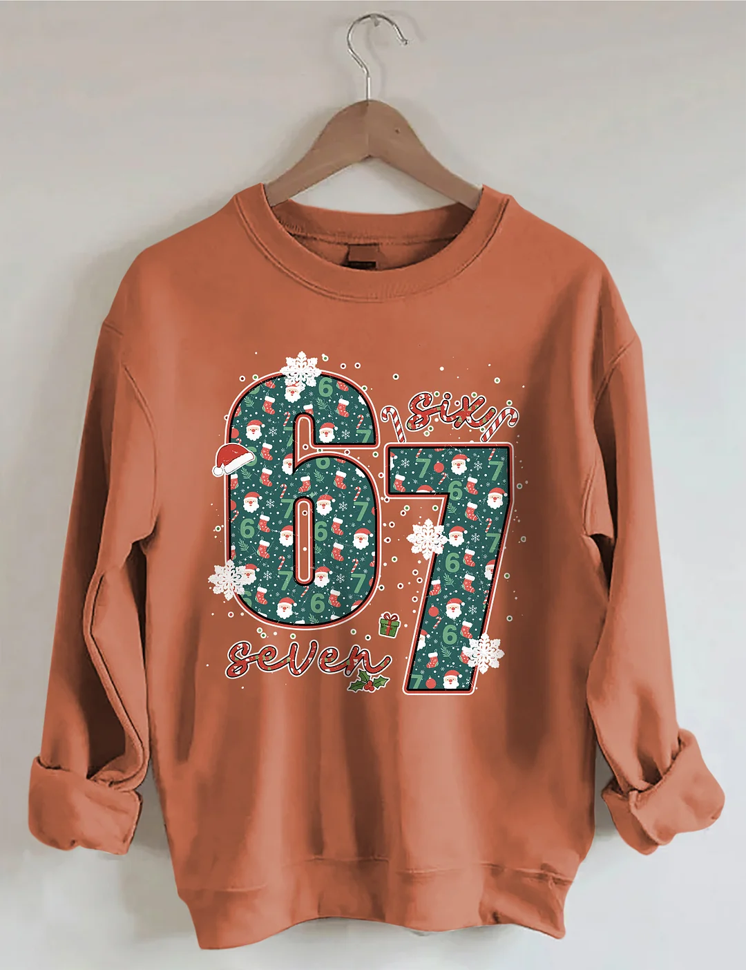 Six Seven Christmas Sweatshirt