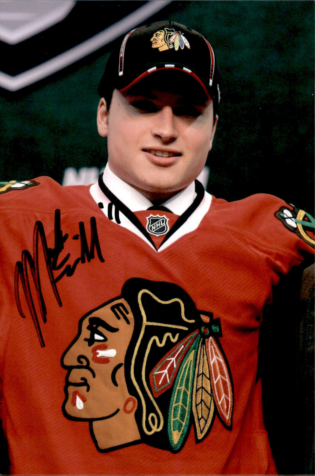 Mark McNeill SIGNED 4x6 Photo Poster painting CHICAGO BLACKHAWKS / DALLAS STARS