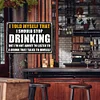 Drinking - Metal Tin Signs(8*12Inch/12*16Inch) - Bar