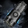 Bright LED Flashlight USB Rechargeable Portable Outdoor FlashLight 18350 Battery
