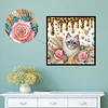 (Multistyle) Chat - Peinture Diamant En Forme Sp&eacute;ciale - 30 * 30CM