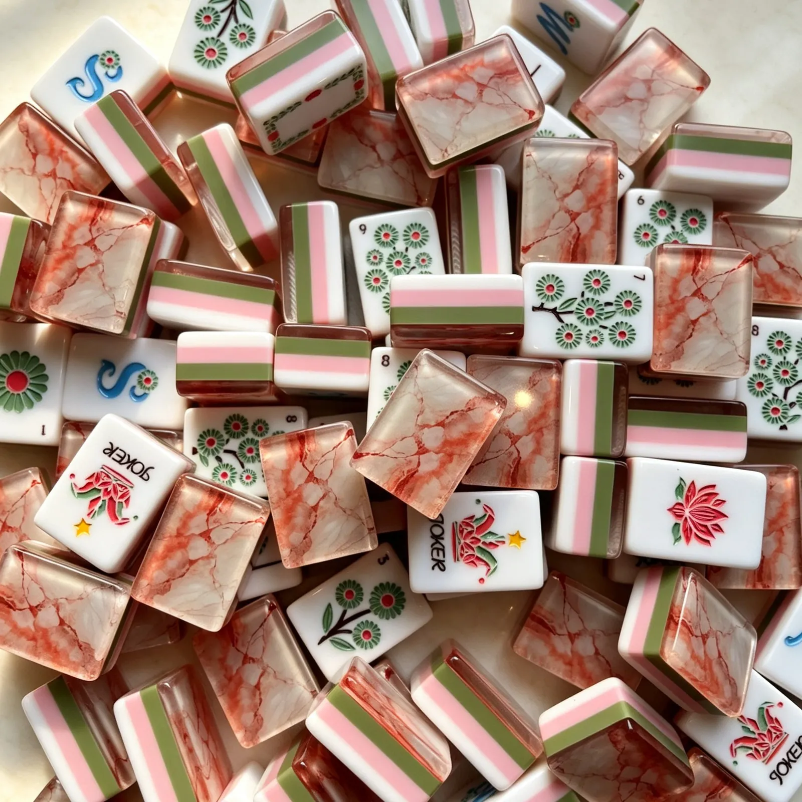 Blush Allure complete American Mahjong set