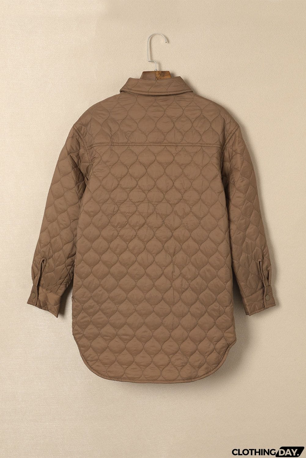 Snap Down Collared Winter Coat