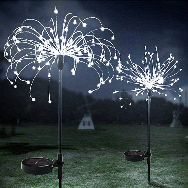 Waterproof Solar Garden Fireworks Lamp