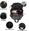 12L/ 15L/ 20L/ 30L Mini Rucksack Taktisch Wanderrucksack Molle Schultasche Wasserabweisend Daypack Milit&auml;risch Schulrucksack Studenttasche Unitasche Sporttasche Laptoptasche f&uuml;r Outdoor Sport