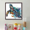 [Brand]Sea Turtle - 14CT Counted Cross Stitch - 51*49cm - Animal