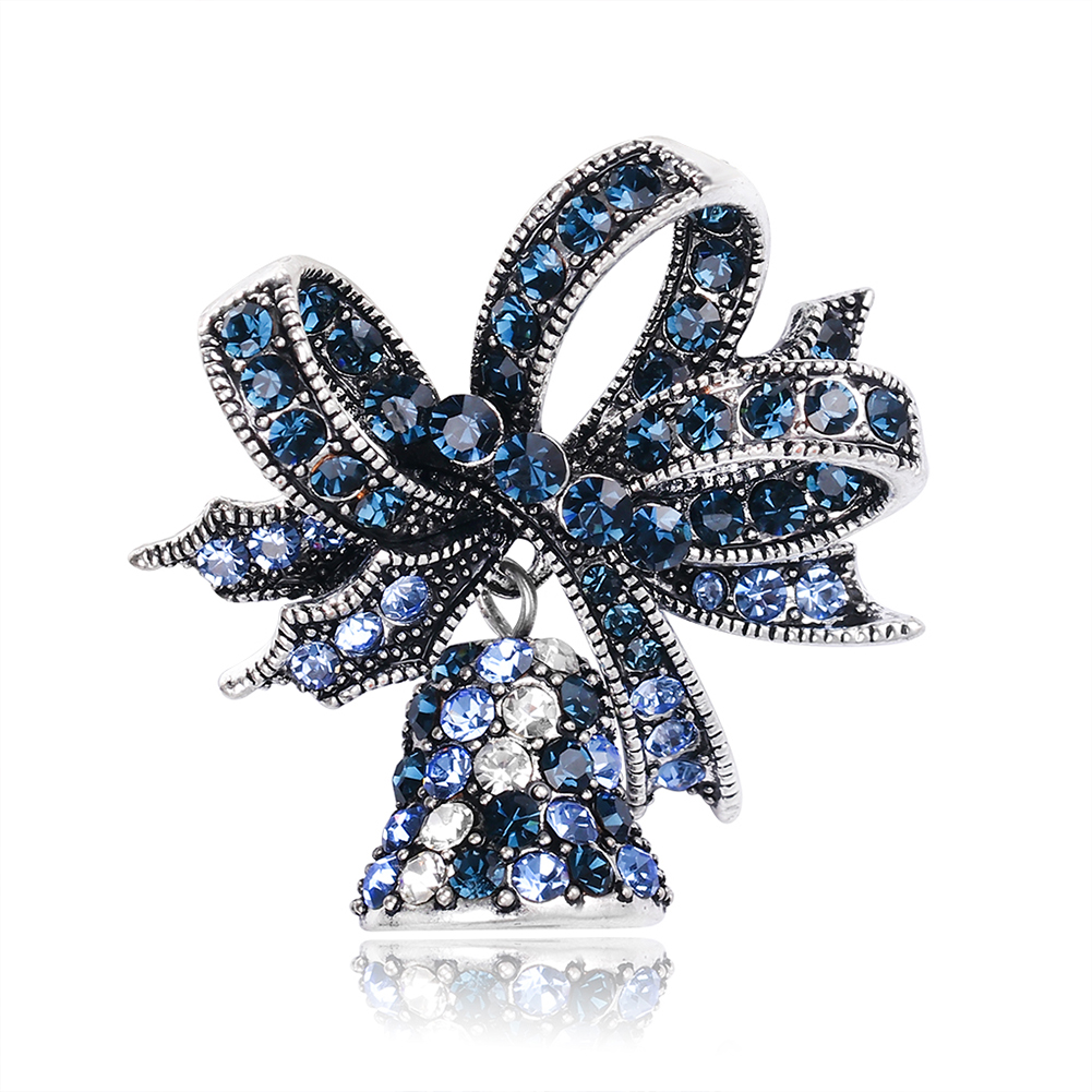 

Christmas Flower Brooch Rhinestone Female Clothes Lapel Pins Badge Jewelry, 501 Original