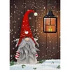 Diamond Painting-DIY Full Round Drill Gnome Christmas