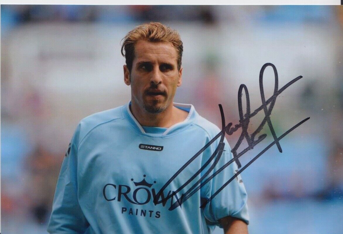 DARREN HUCKERBY HAND SIGNED 6X4 Photo Poster painting COVENTRY CITY FOOTBALL AUTOGRAPH 1