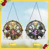 Pendentif de peinture en diamant en forme de papillon c&eacute;leste lune c&eacute;leste