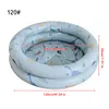 Inflatable Swimming Pool Baby  Outdoor Paddling Pool (Beige 90cm diameter)