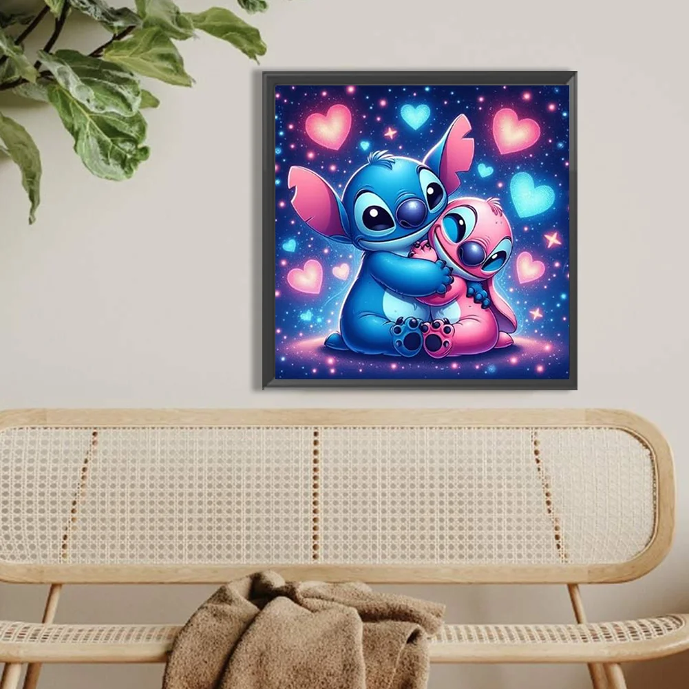 Diamond Painting - Full Round Drill - Lilo & Stitch(Canvas|40*40cm)