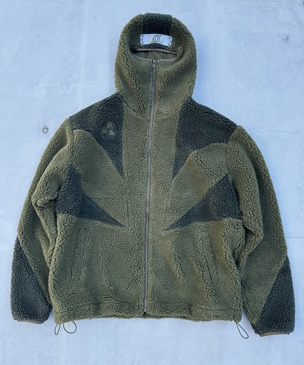 Naruto Anime Wool Warmth for Fall and Winter Zipper Jacket