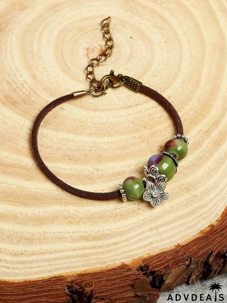 Flower Charm Bracelet