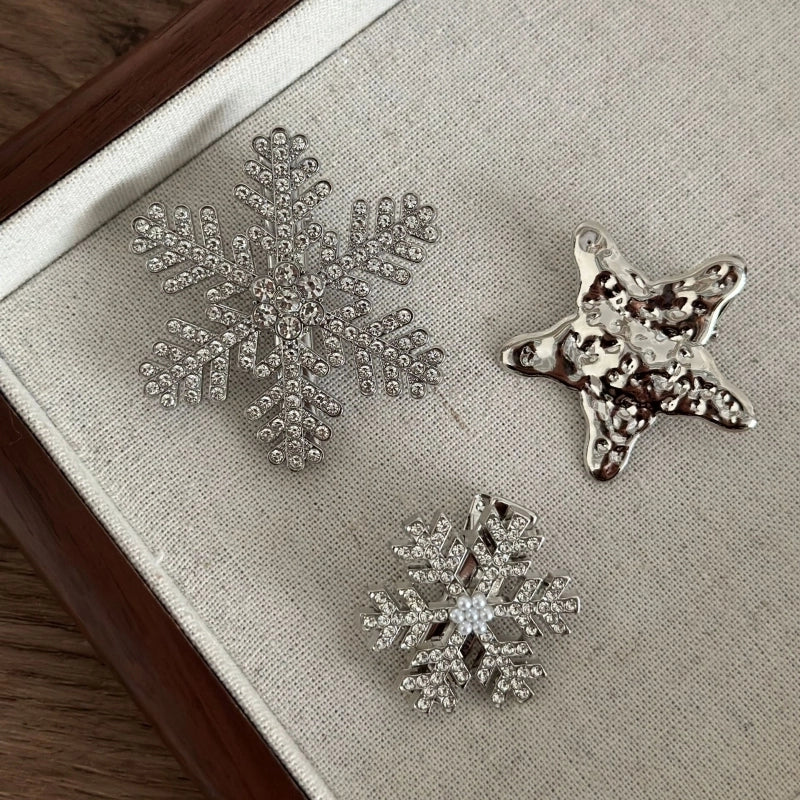 Women's Minimalist Classic Style Snowflake Alloy Plating Hair Clip
