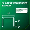 Metabo HPT Wide Crown Stapler, Pro-Preferred Pneumatic Power Nailers, Lathing Tool for Sheathing & Insulation, Quick Response, 16 Gauge, Up to 150 1" Wide Crown Staples, Length 1" to 2", N5024A2