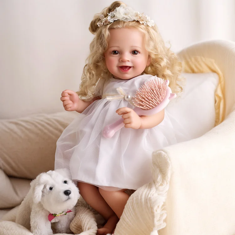 Babeside Smiling Reborn Baby Yaney 20'' Princess Girl Building Lovely Memories