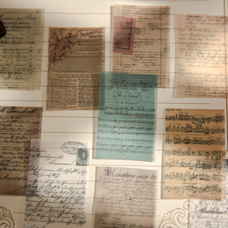 100 Pieces Per Book Planet Plant Butterfly Class Learning School Paper Classical Retro Card