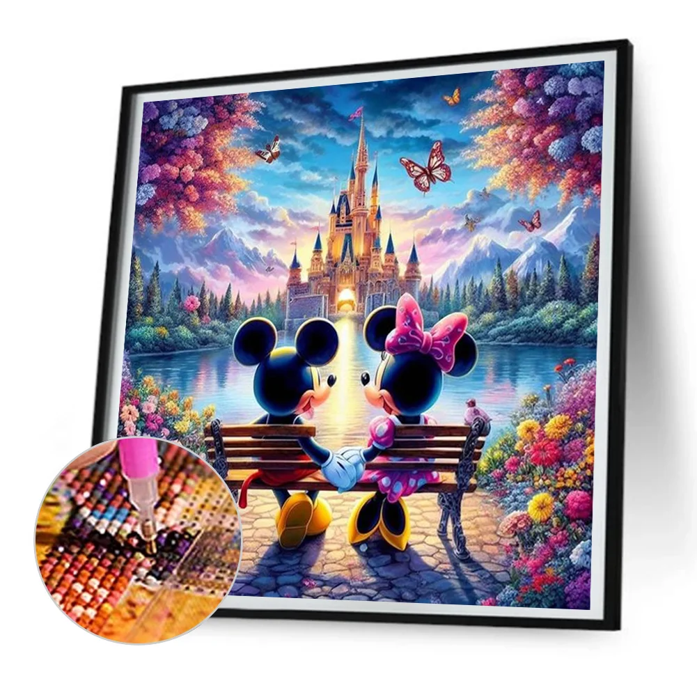 Diamond Painting - Full Round Drill - Mickey Mouse(Canvas|30*30cm)