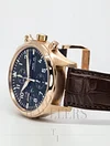 IWC Pilot kronográf automata férfi Rose Gold karóra IW371713