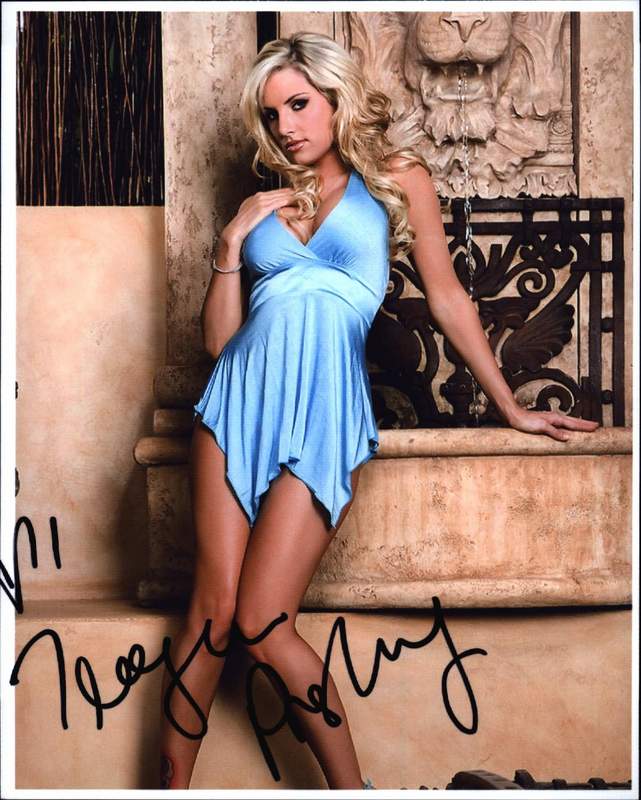 Teagan Presley signed model 8x10 Photo Poster painting -PROOF- -CERTIFICATE- (A0014)