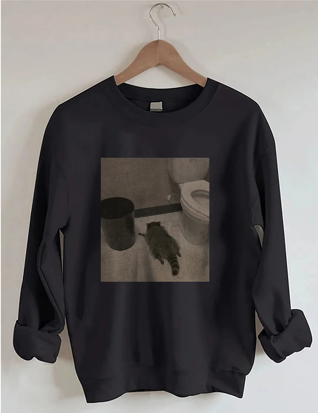 Funny Drunk Raccoon Sweatshirt