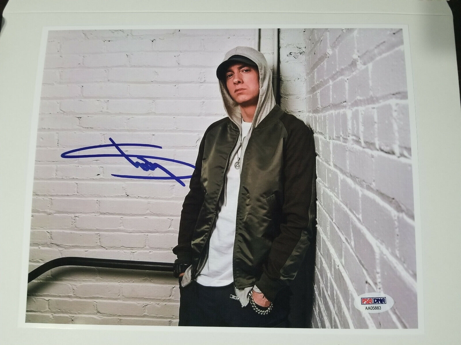 Eminem Signed 8x10 Photo Poster painting RP -  ShipN! Slim Shady