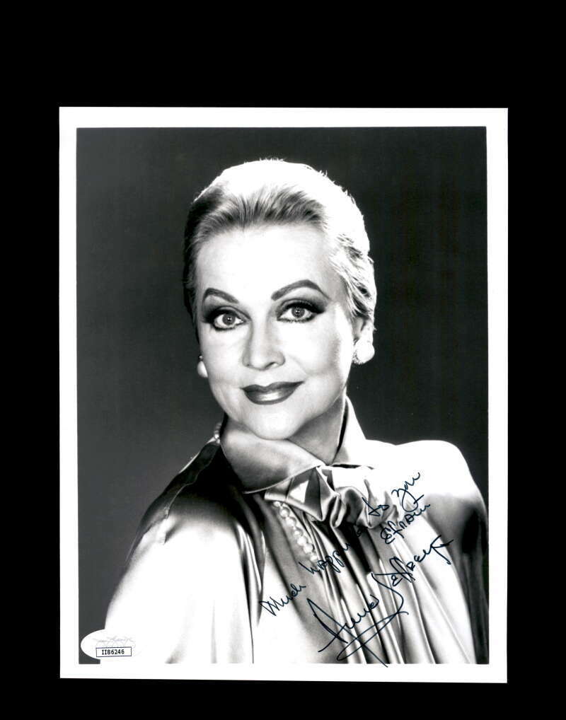 Anne Jeffries JSA Coa Signed 7x9 Photo Poster painting Certified Autograph