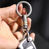 2025 New Titanium Inlay Copper Titanium Alloy Quick Release Keychain Rotatable Heavy Duty Keychain