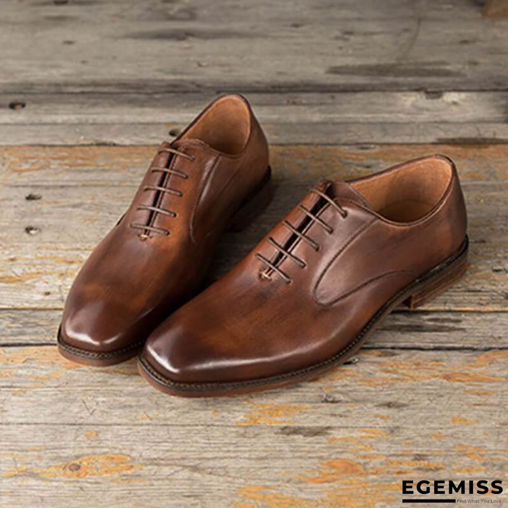 Men's Business Casual Oxford Leather Shoes | EGEMISS
