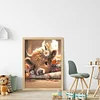 Cattle-11CT Stamped Cross Stitch 40*53cm tapestrymarket