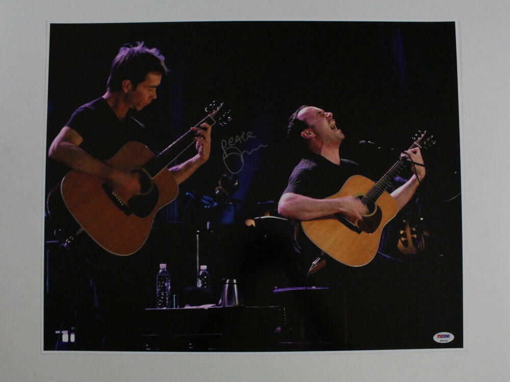 TIM REYNOLDS SIGNED AUTOGRAPH 16X20 POSTER Photo Poster painting - DAVE MATTHEWS BAND GUITAR PSA