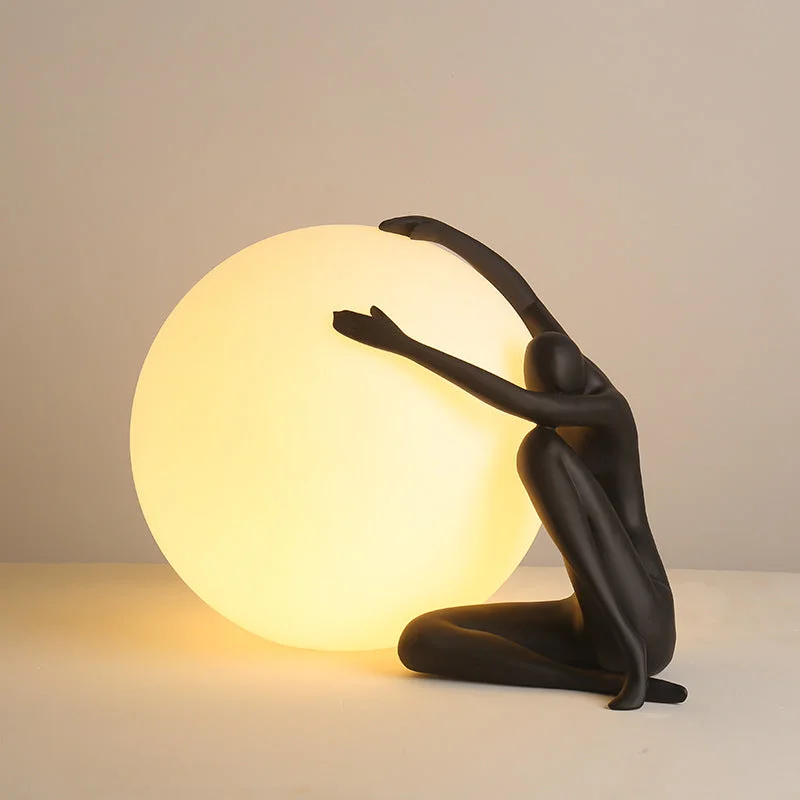 Modern Abstract Character Table Lamp Sculpture Artwork Decoration