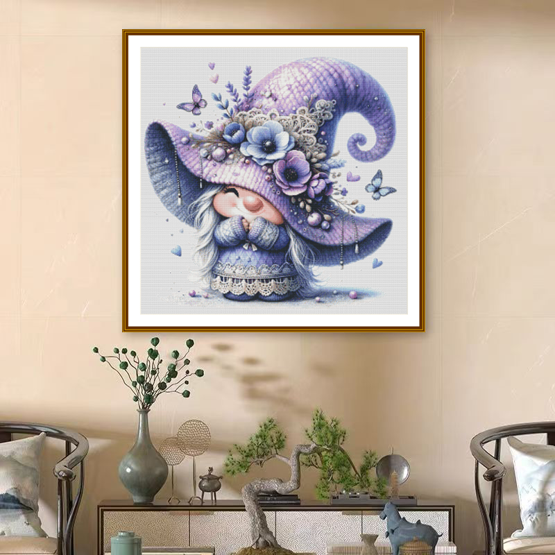 1set DIY Printed Cross Stitch Kit [ZZ6161-CYTE Dwarfs] Cross Stitch Kit Painting Fairy Cross Stitch
