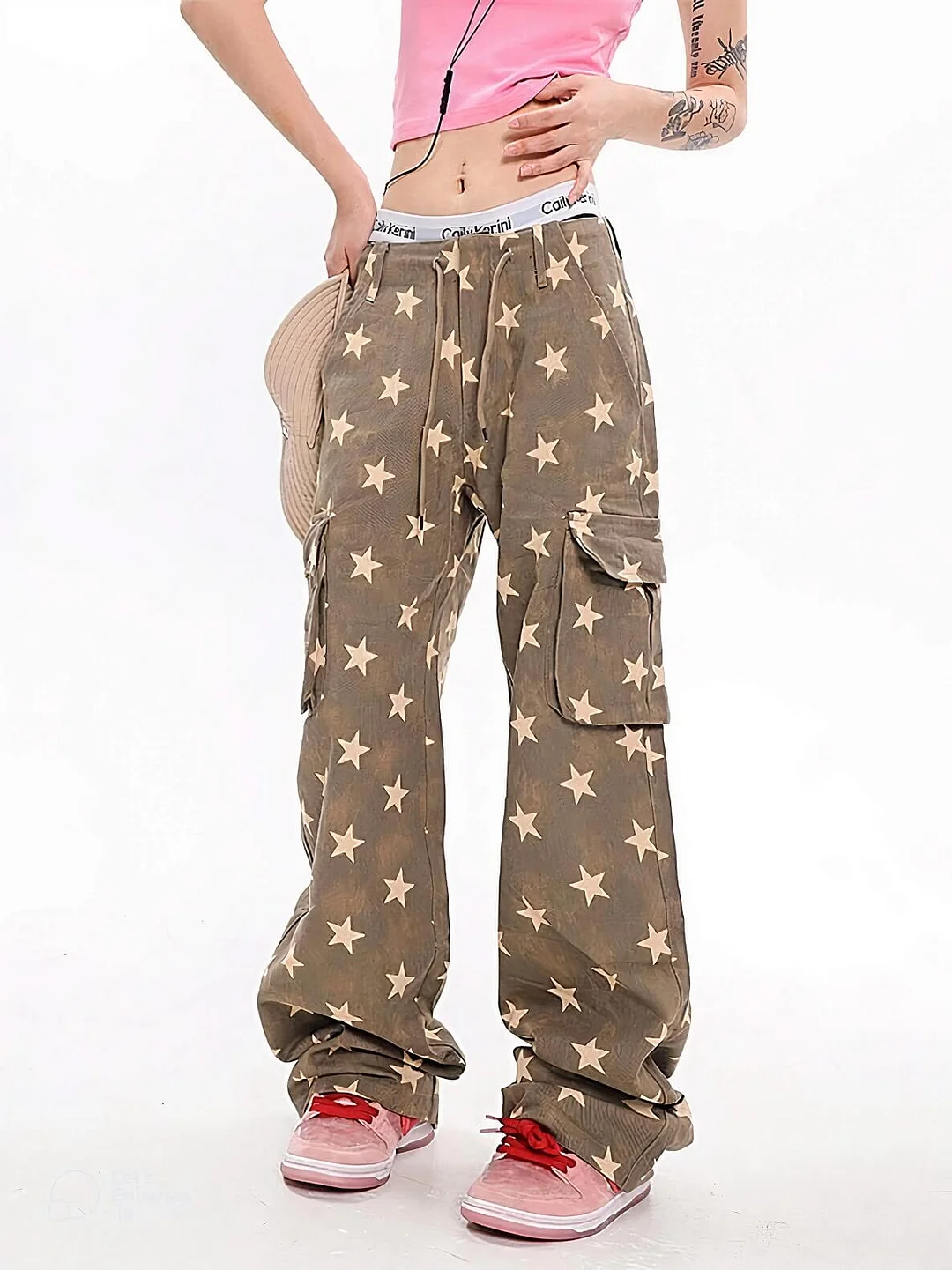 Brownm Star Low Rise Jeans