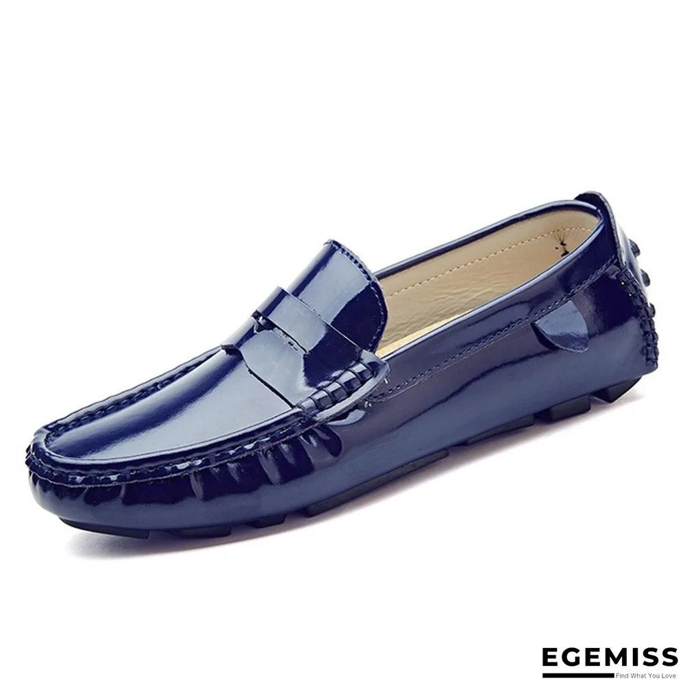 Big Size Men Leather Shoes Slip On Men Loafers Fashion Casual Men Shoes Male Flats Shoes | EGEMISS