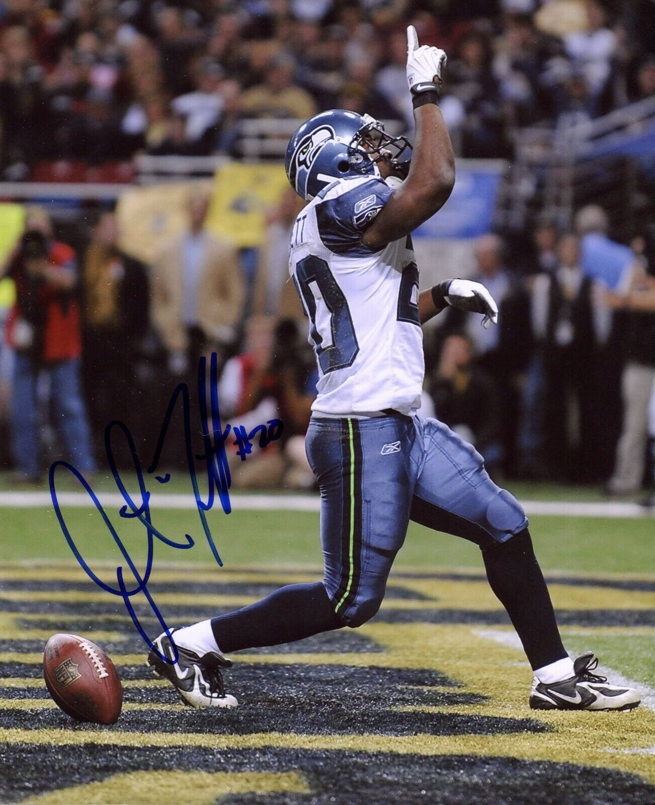 Justin Forsett Seattle Seahawks Autographed Signed 8x10 Photo Poster painting CFS