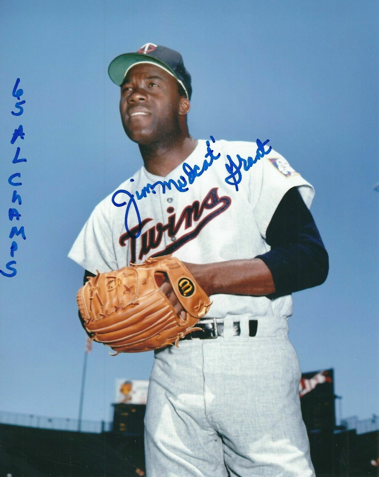 Jim Mudcat Grant Autographed Signed 8x10 Photo Poster painting ( Twins ) REPRINT