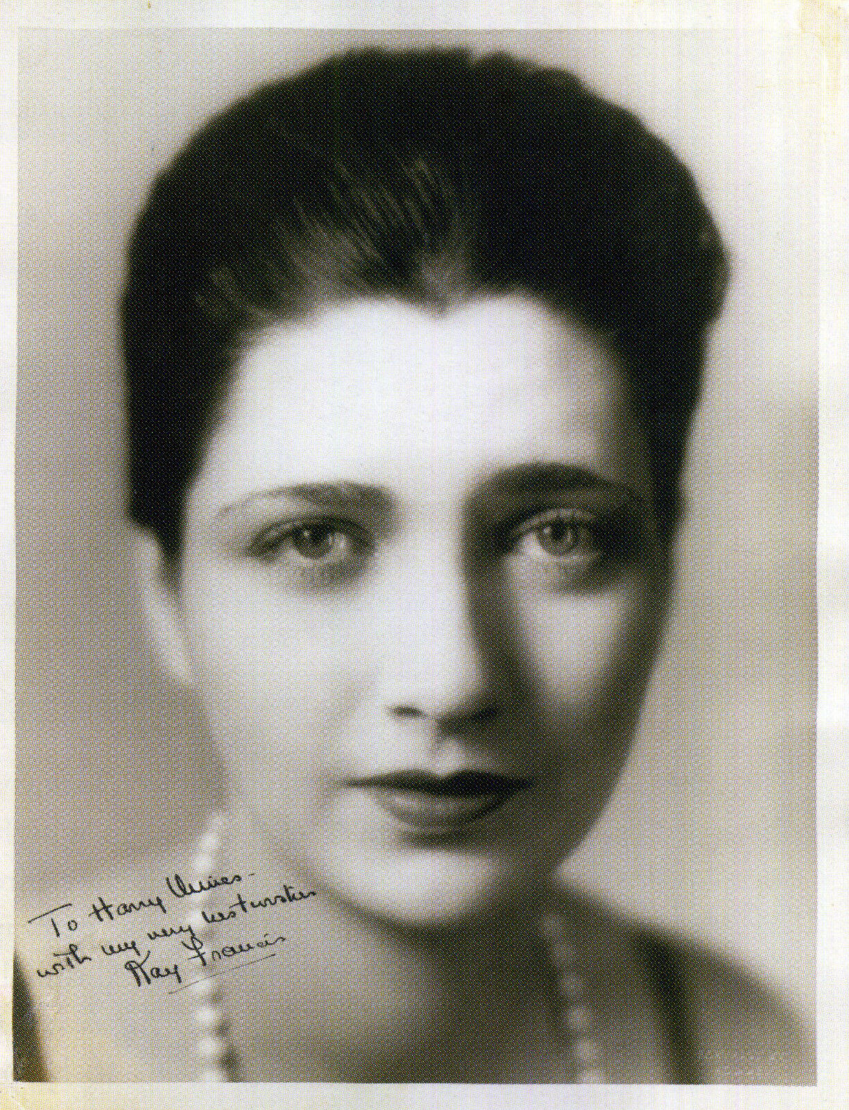 KAY FRANCIS Signed Photo Poster paintinggraph - Film Star Actress - preprint