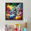 Color Music Symbol-11CT Stamped Cross Stitch 40*40cm