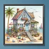 Diamond Painting-DIY Full Round Drill Beach House
