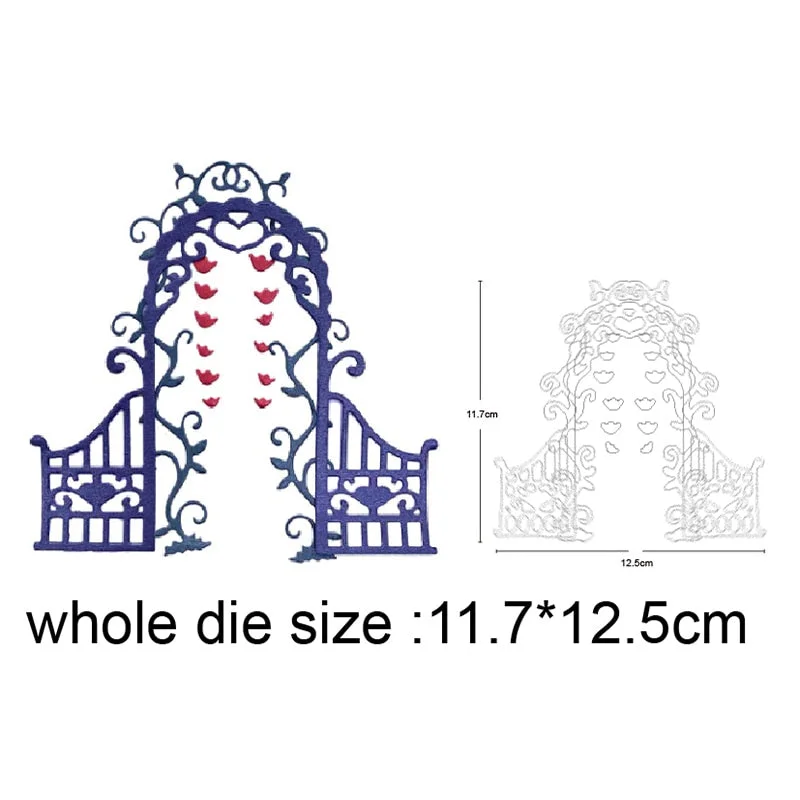 Metal Cutting Dies For Scrapbooking Embossing Die Hollow Oval Frame Cut Dies DIY Paper Cards Craft Stencils