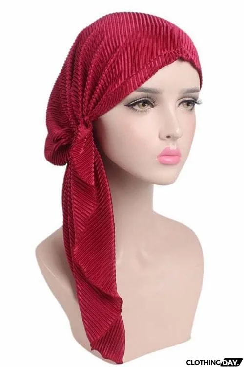 Pleated Hair Wrap