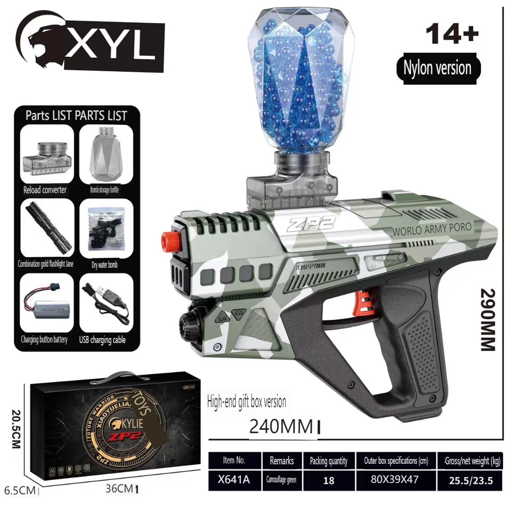 Buy XYL ZP2 Assault Gun Gel Blaster - Full Auto with Shot Count