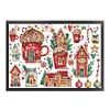Celebrate Christmas - 14CT Stamped Cross Stitch 43*32cm/16.93*12.6in