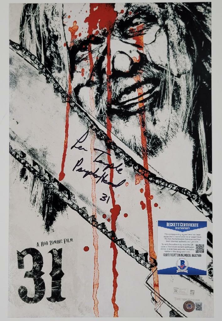 Lew Temple signed Psycho Head 31