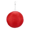8 inch LED Round Solar Lantern Solid Color Waterproof Pendant Garden Decor