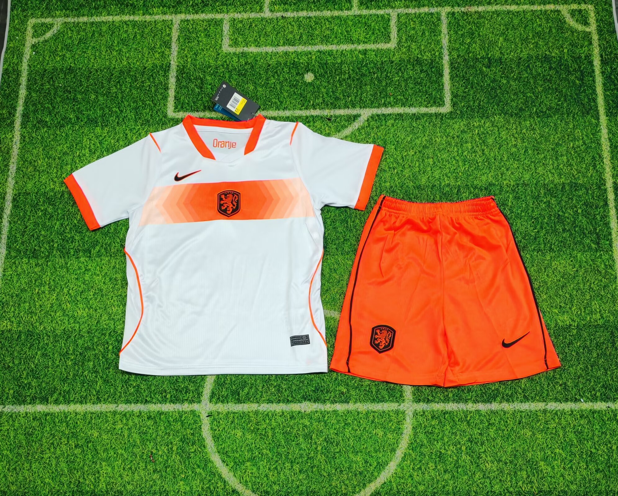 2026 Netherlands Away Kids Kit Football Jersey Thai Quality