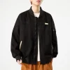 Men's New Suede Stand Collar Bomber Jacket
